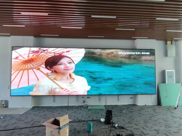 宜都P1.53led小间距屏安装案例